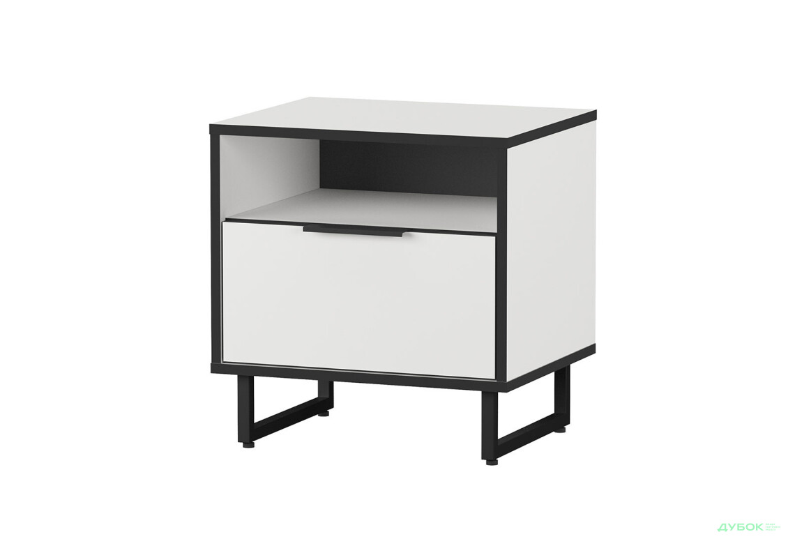 Приліжкова тумба Moreli F-0011 Forte / Форте, 49 см білий - Зображення 4 Зображення 4 - Приліжкова тумба Moreli F-0011 Forte / Форте, 49 см білий