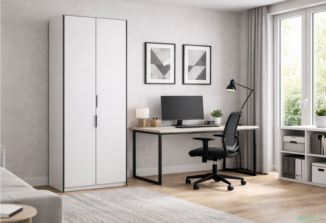 Изображение 2 - Шкаф Moreli F-0012 Forte / Форте, 93 см белый