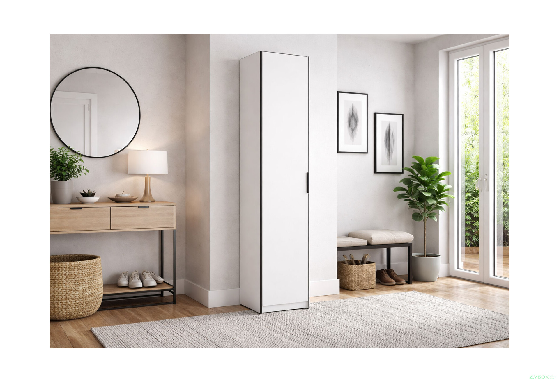 Изображение 2 - Пенал для одежды Moreli F-0013 Forte / Форте, 48 см белый