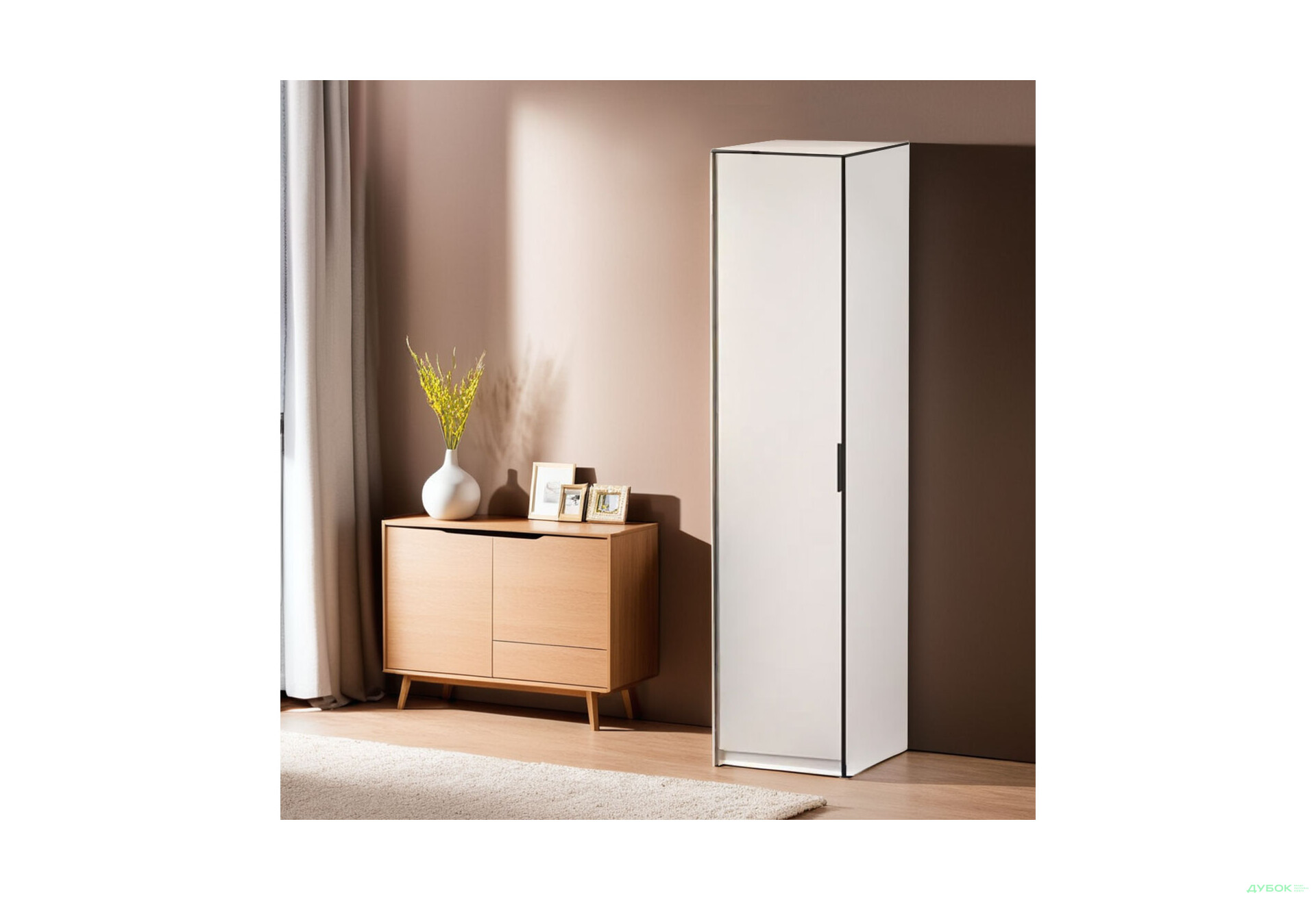 Пенал для одежды Moreli F-0013 Forte / Форте, 48 см белый - Изображение 2 Изображение 2 - Пенал для одежды Moreli F-0013 Forte / Форте, 48 см белый