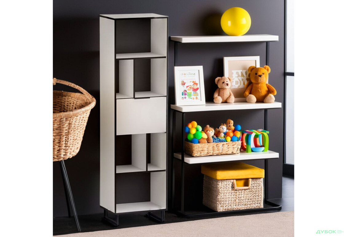 Зображення 4 - Стелаж Moreli F-0016 Forte / Форте, 55 см білий