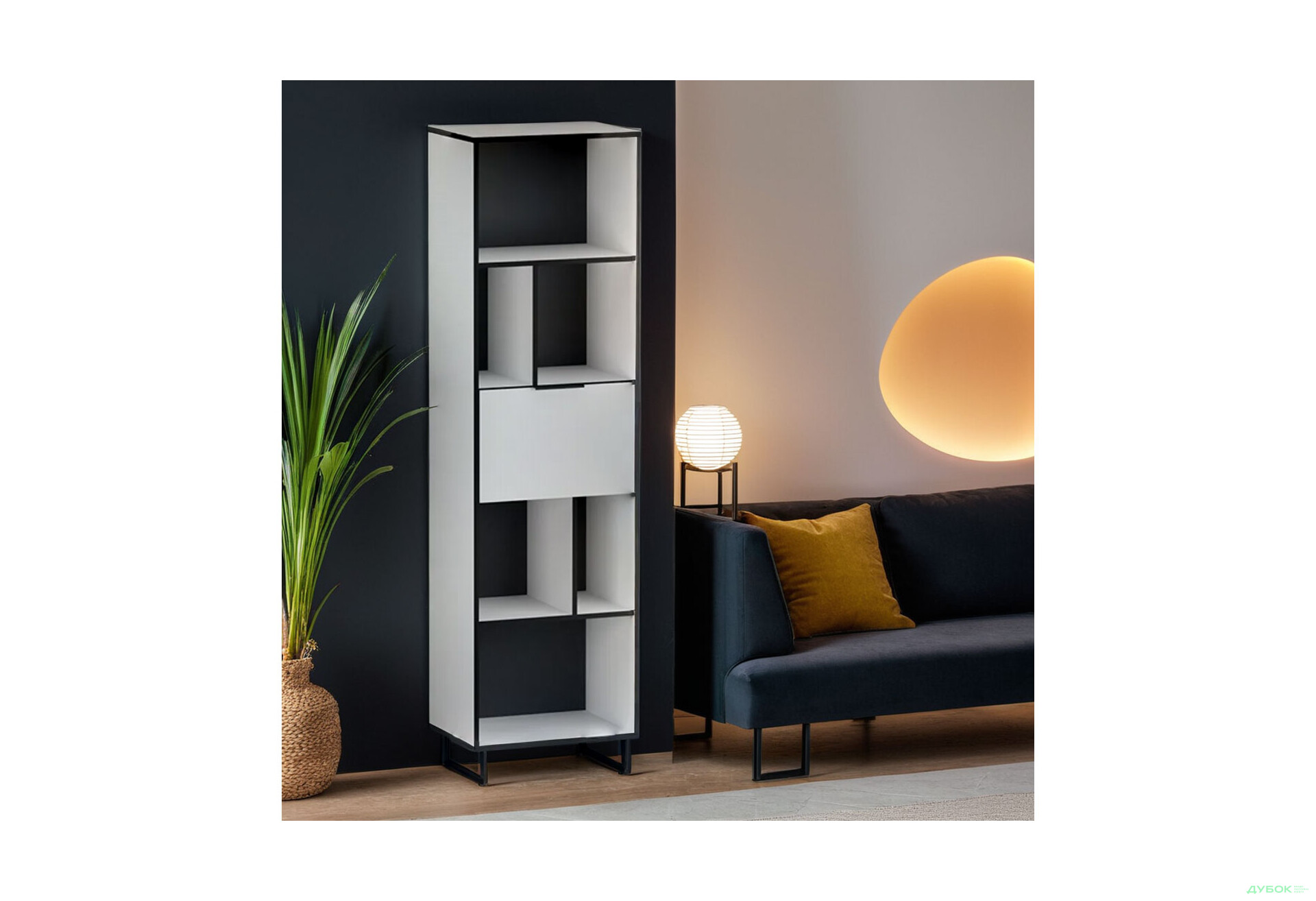 Зображення 3 - Стелаж Moreli F-0016 Forte / Форте, 55 см білий