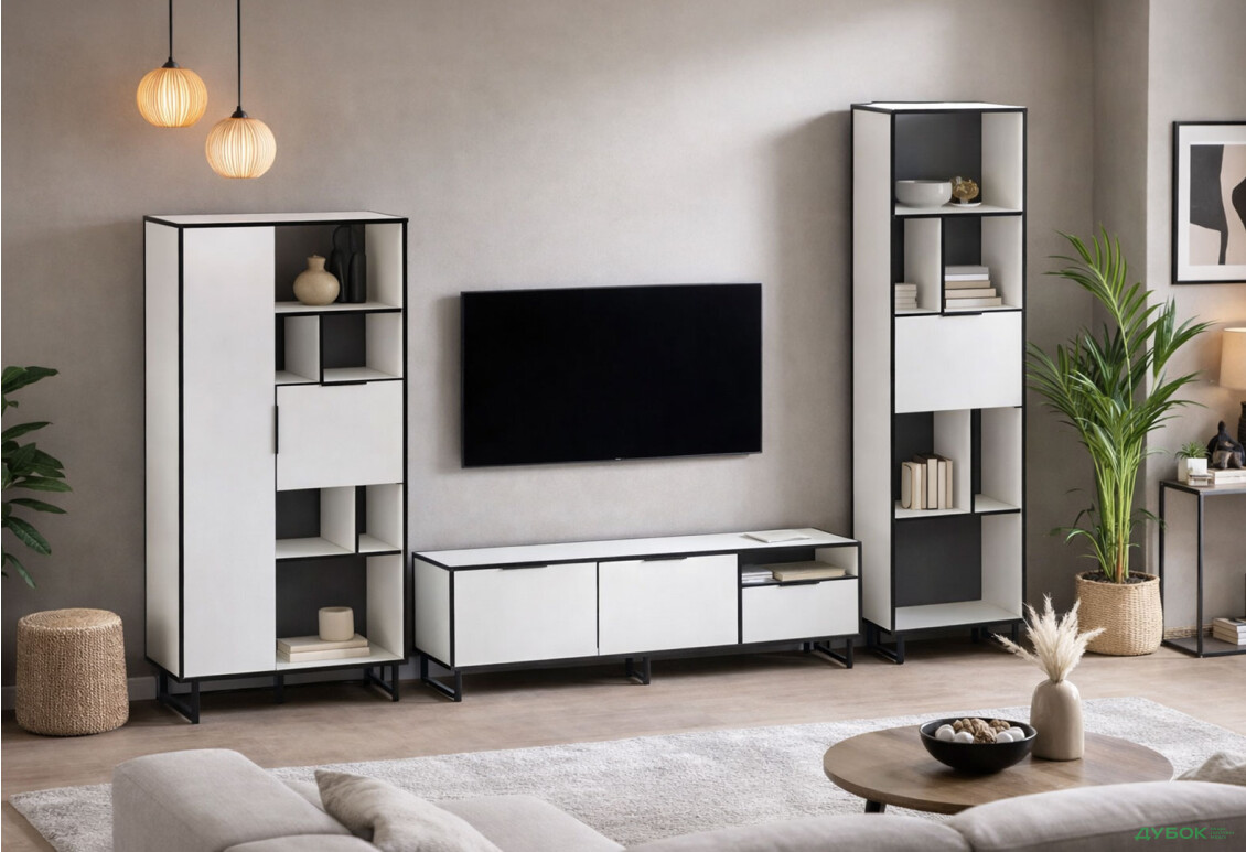 Вітальня Moreli Forte / Форте 285 см білий