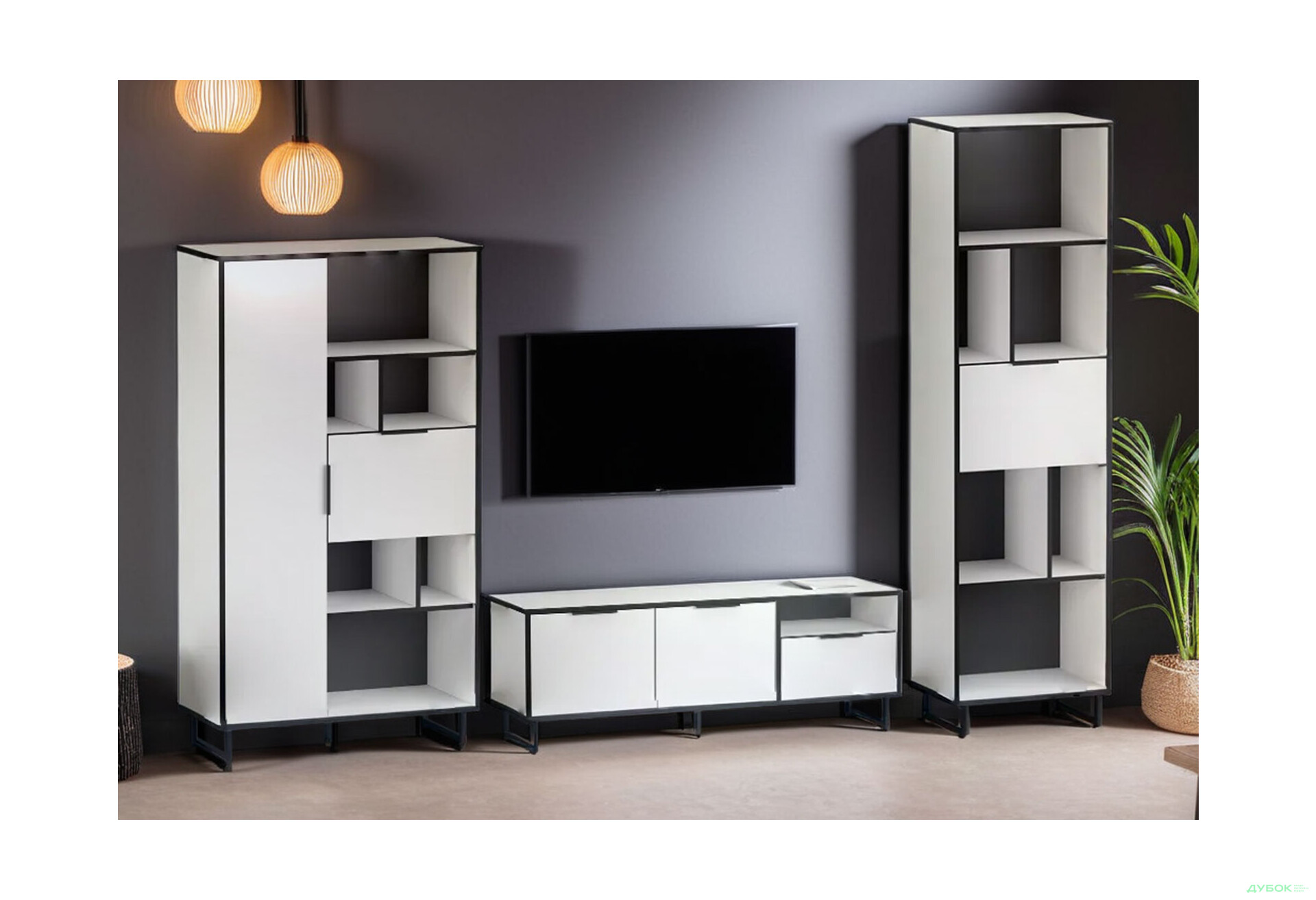 Вітальня Moreli Forte / Форте 285 см білий - Зображення 1 Зображення 1 - Вітальня Moreli Forte / Форте 285 см білий