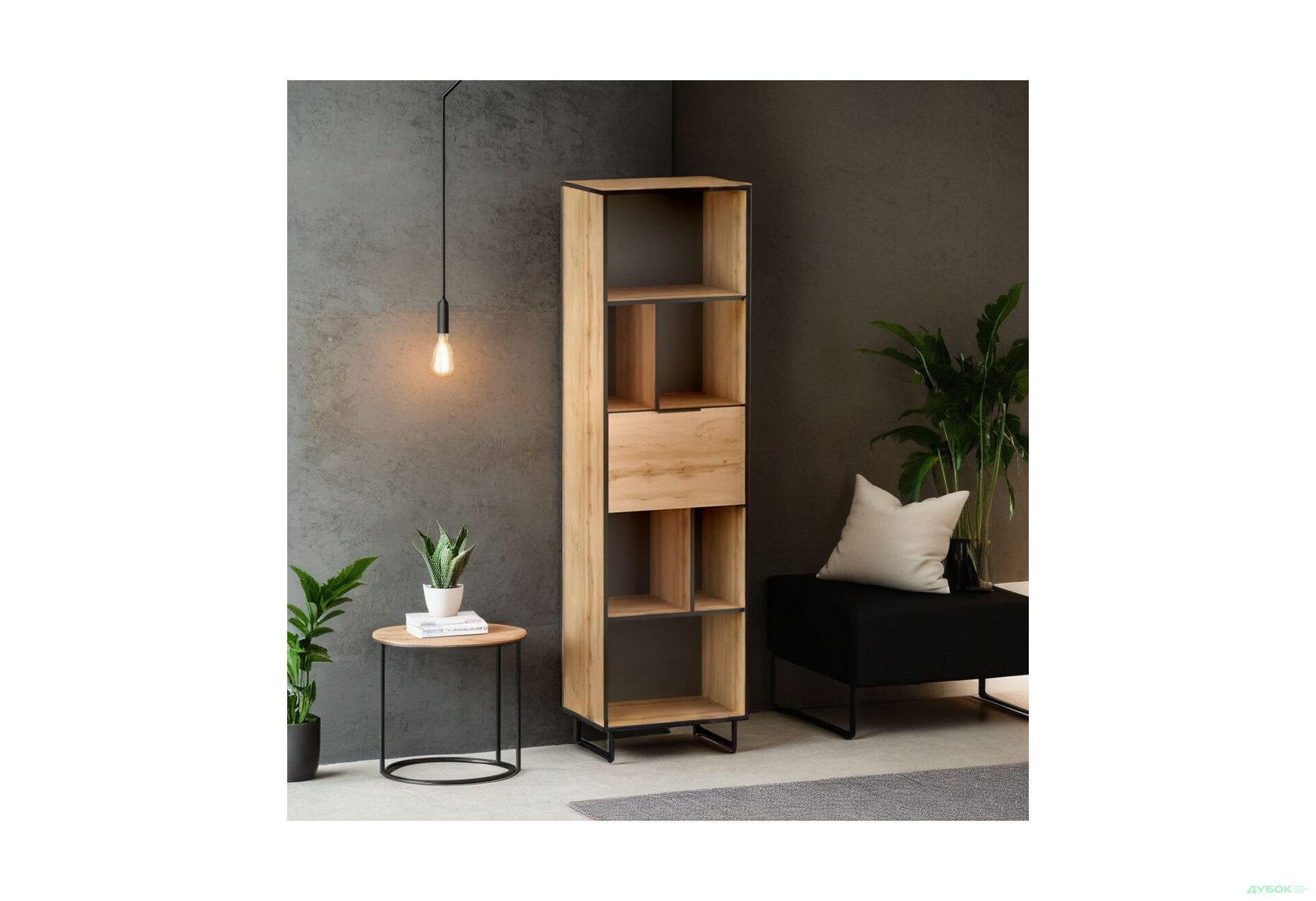 Стелаж Moreli F-0016 Forte / Форте, 55 см дуб аппалачі - Зображення 2 Зображення 2 - Стелаж Moreli F-0016 Forte / Форте, 55 см дуб аппалачі