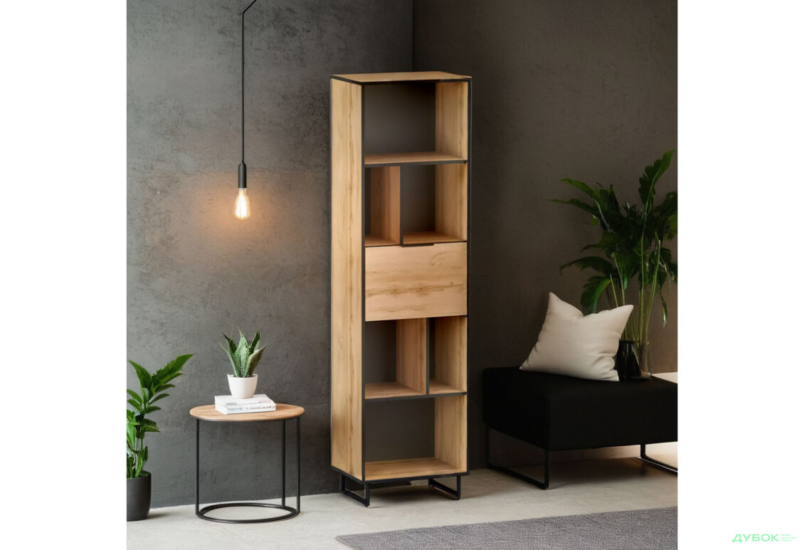 Стелаж Moreli F-0016 Forte / Форте, 55 см дуб аппалачі - Зображення 2 Зображення 2 - Стелаж Moreli F-0016 Forte / Форте, 55 см дуб аппалачі