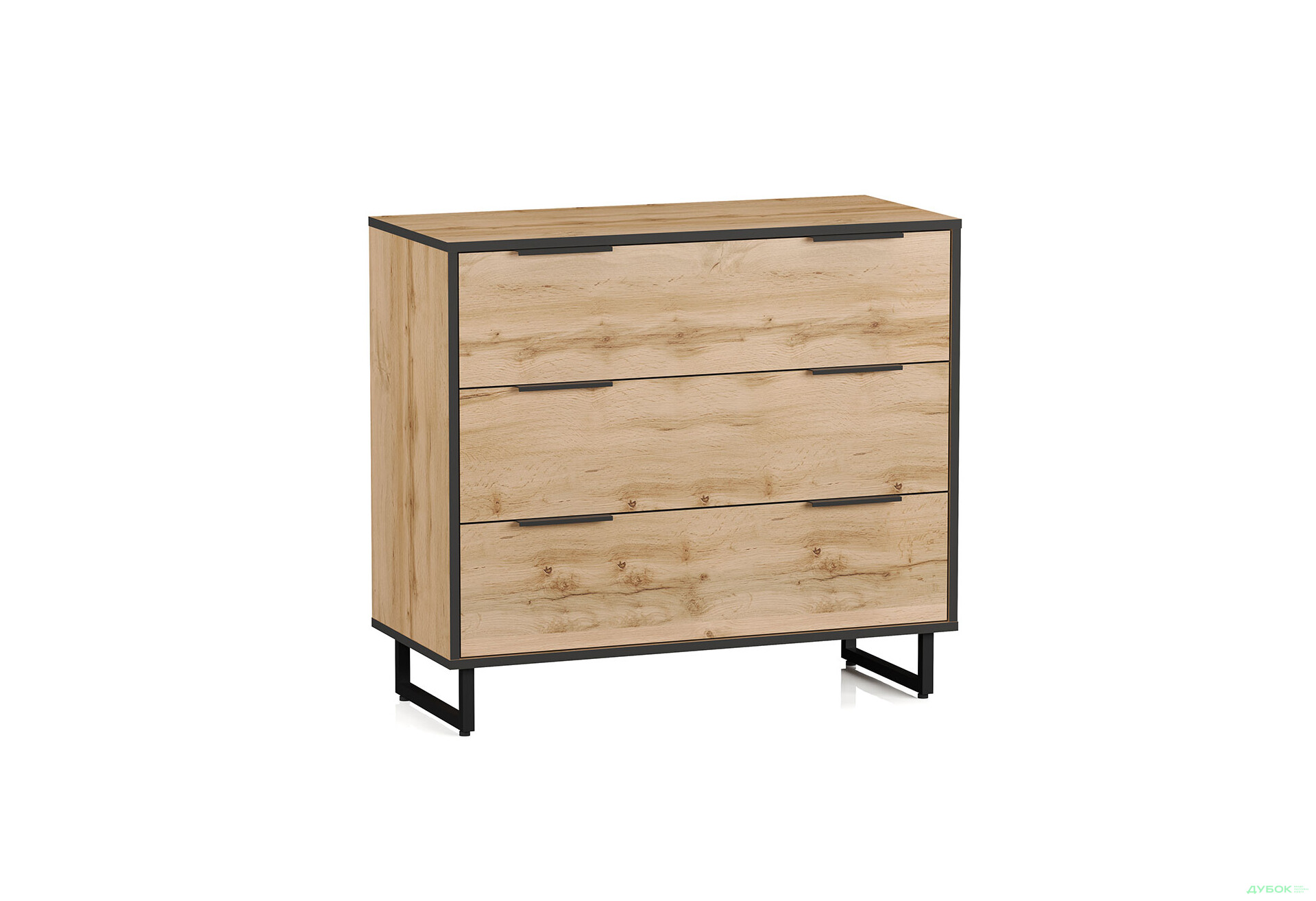 Комод Moreli F-0008 Forte / Форте, 90 см дуб аппалачі - Зображення 3 Зображення 3 - Комод Moreli F-0008 Forte / Форте, 90 см дуб аппалачі