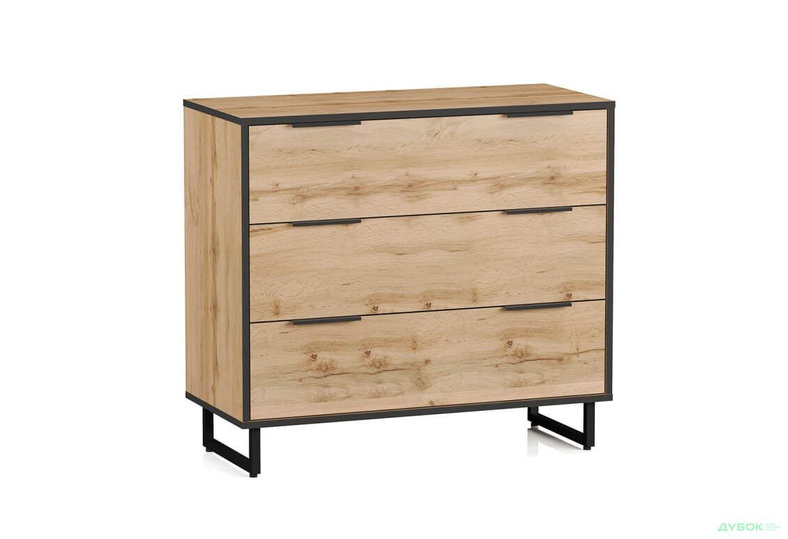 Комод Moreli F-0008 Forte / Форте, 90 см дуб аппалачі - Зображення 3 Зображення 3 - Комод Moreli F-0008 Forte / Форте, 90 см дуб аппалачі