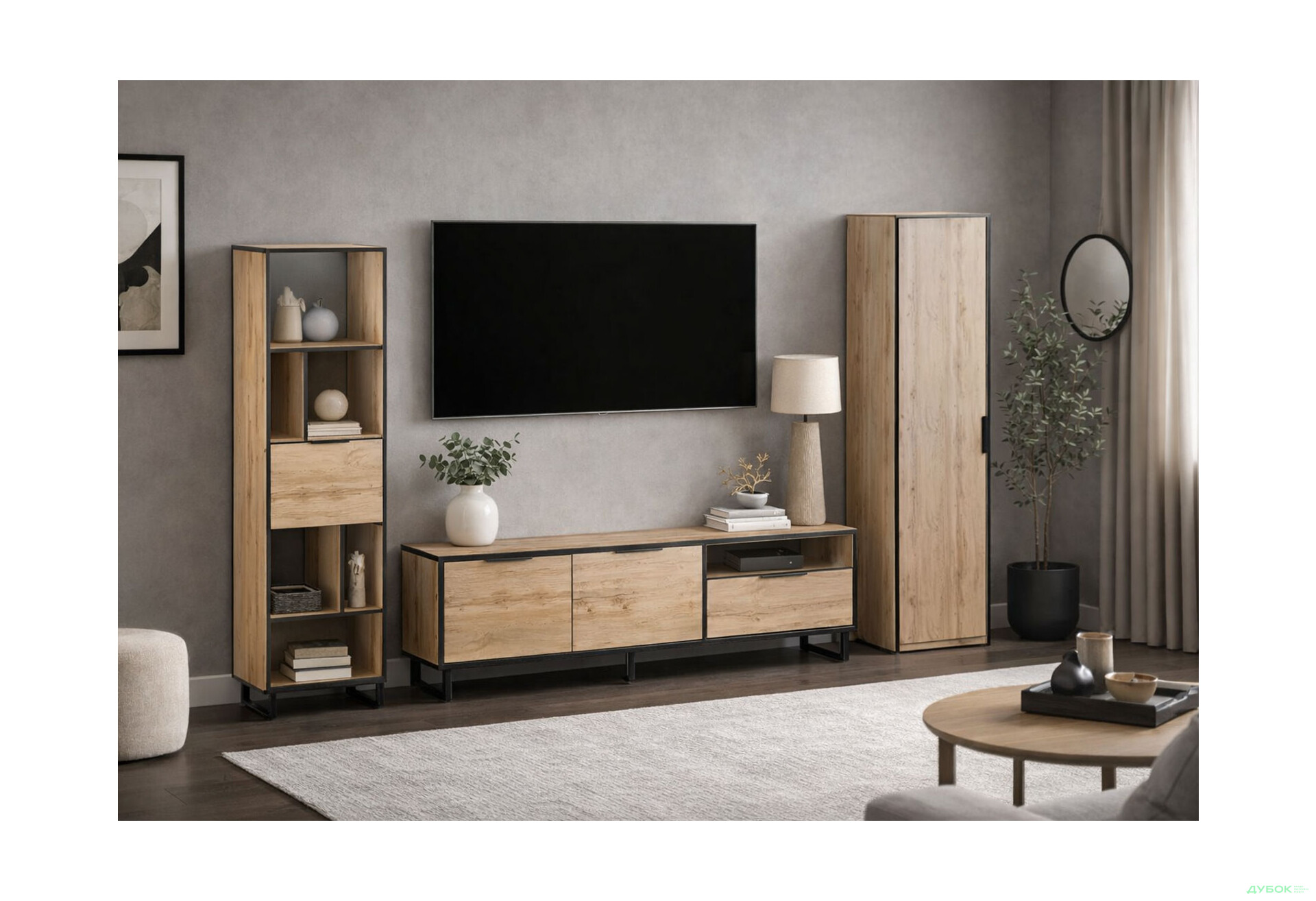 Изображение 1 - Гостиная Moreli Forte / Форте 244 см дуб аппалачи