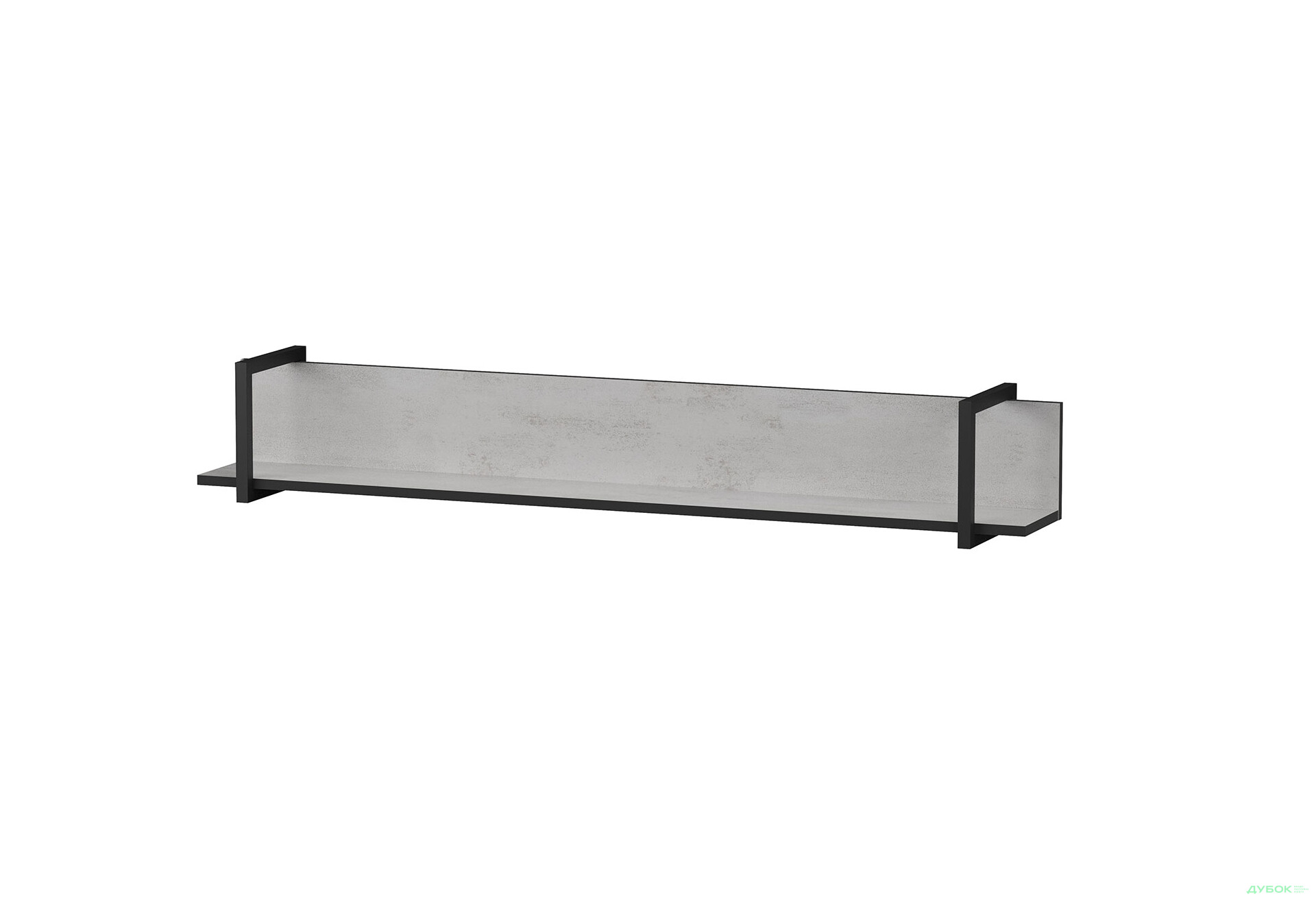 Изображение 1 - Полка Moreli F-0015 Forte / Форте, 136 см бетон тефра