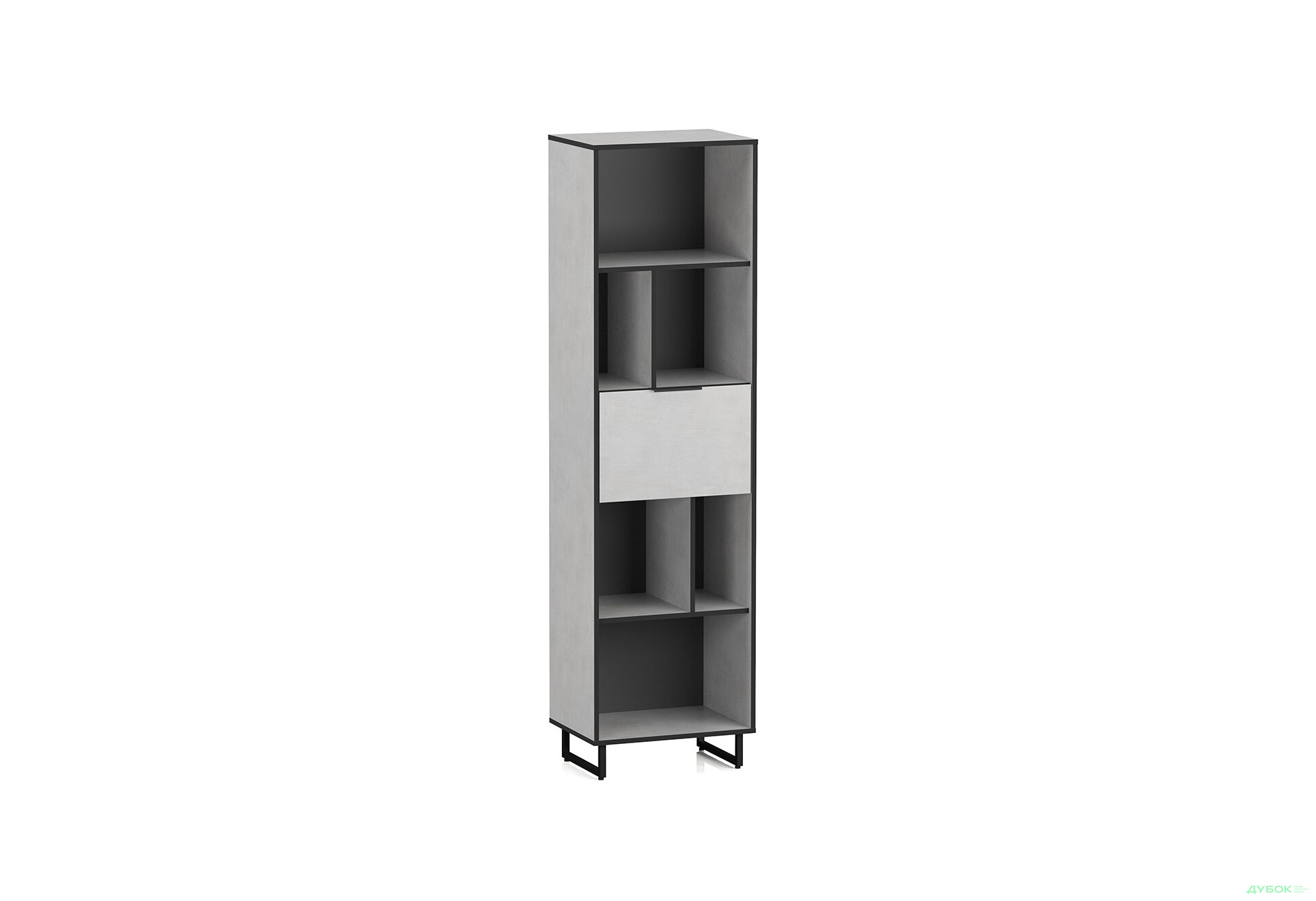 Зображення 1 - Стелаж Moreli F-0016 Forte / Форте, 55 см бетон тефра