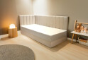 Ліжко-подіум Vika Перлина 90х200 см підйомне з матрацом, збірка ліва, беж (Malcolm 55) - Зображення 3 Зображення 3 - Ліжко-подіум Vika Перлина 90х200 см підйомне з матрацом, збірка ліва, беж (Malcolm 55)