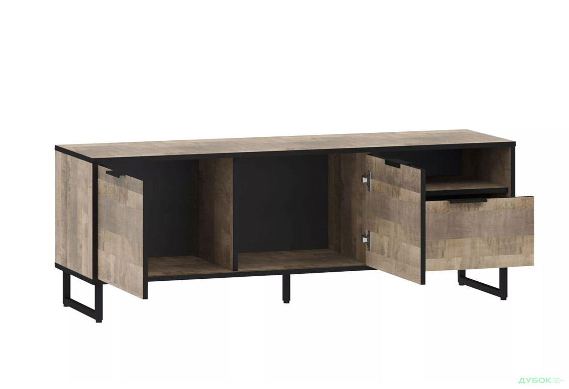 Изображение 2 - ТВ тумба Moreli F-0007 Forte / Форте, 140 см дуб гранж песочный