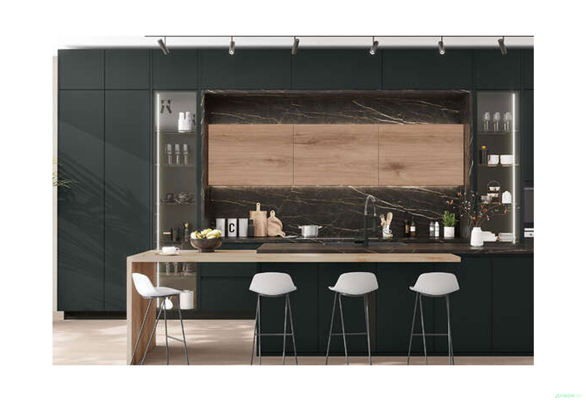 К698 стільниця Неро Бронзо R-3 38 мм Кроноспан - Зображення 4 Зображення 4 - К698 стільниця Неро Бронзо R-3 38 мм Кроноспан