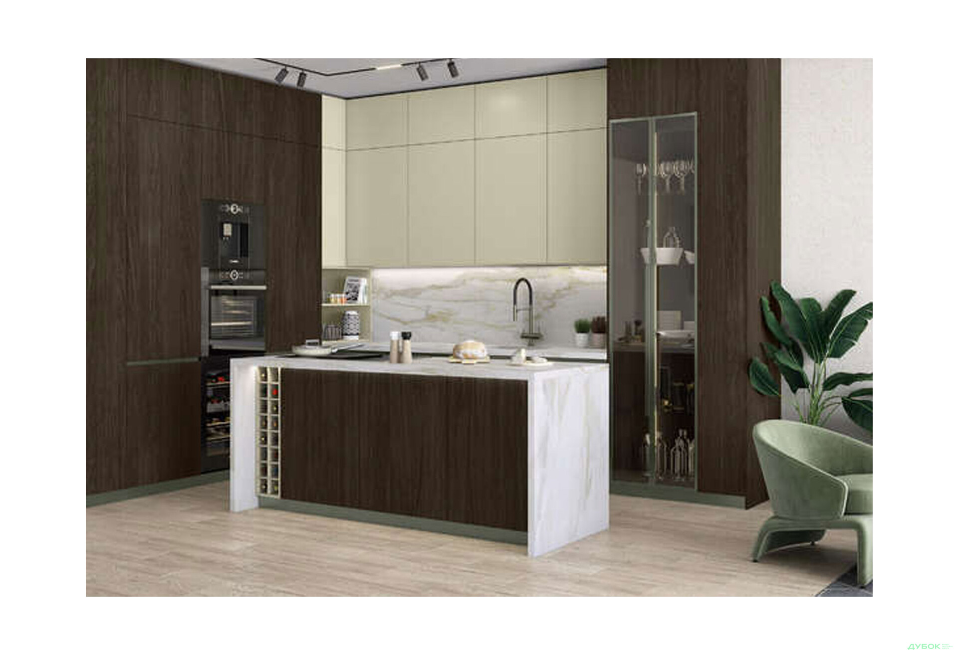 К699 стільниця Калакатта Амбросіо R-3 38 мм Кроноспан - Зображення 3 Зображення 3 - К699 стільниця Калакатта Амбросіо R-3 38 мм Кроноспан