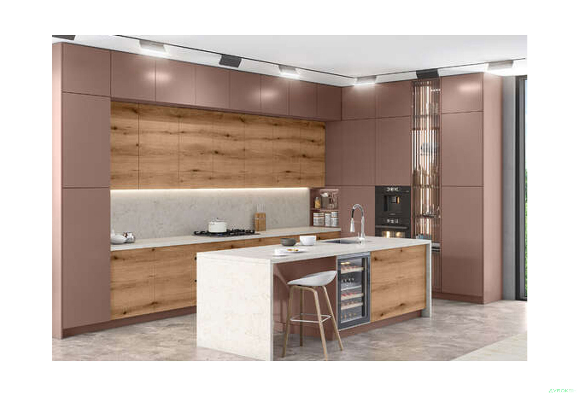 K704 стільниця Перліно Саббіа R-3 38 мм Кроноспан - Зображення 3 Зображення 3 - K704 стільниця Перліно Саббіа R-3 38 мм Кроноспан