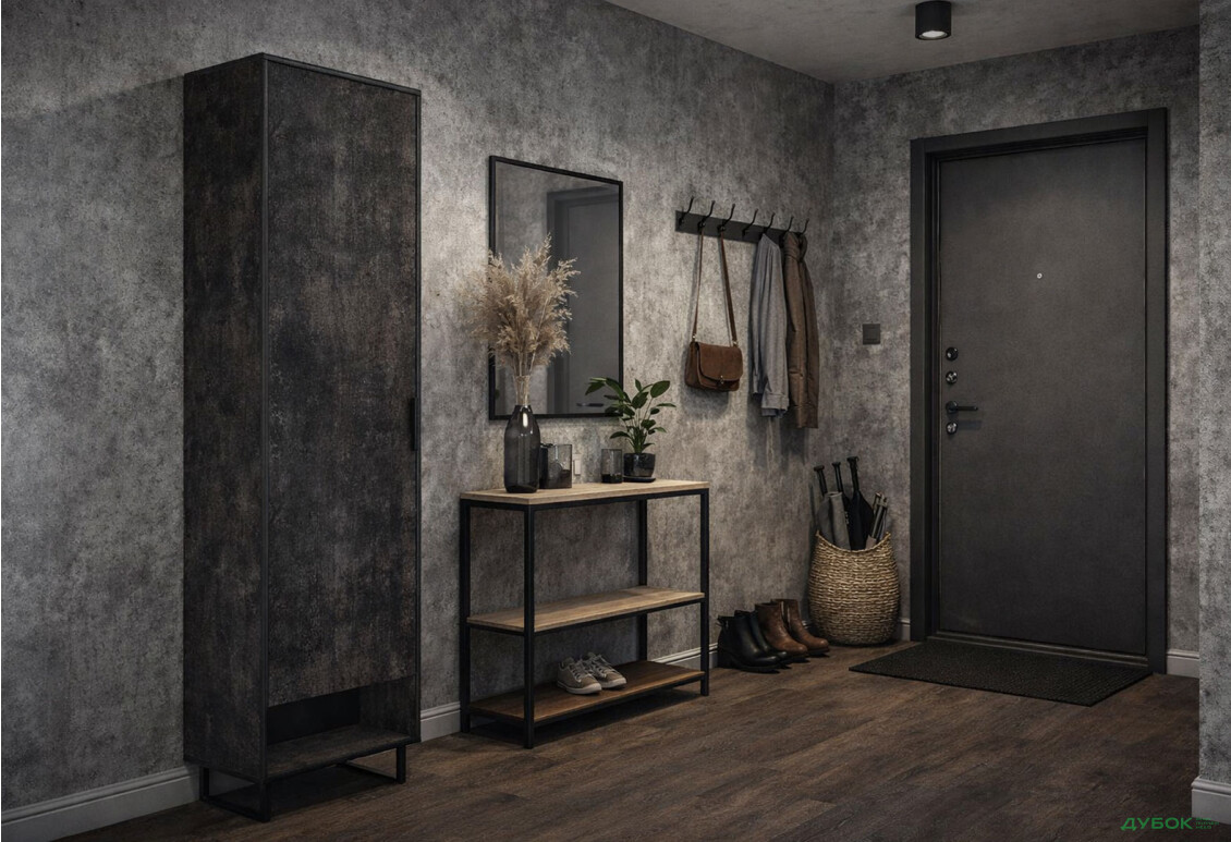 Изображение 2 - Шкаф Moreli F-0005 Forte / Форте, 55 см бетон тёмный