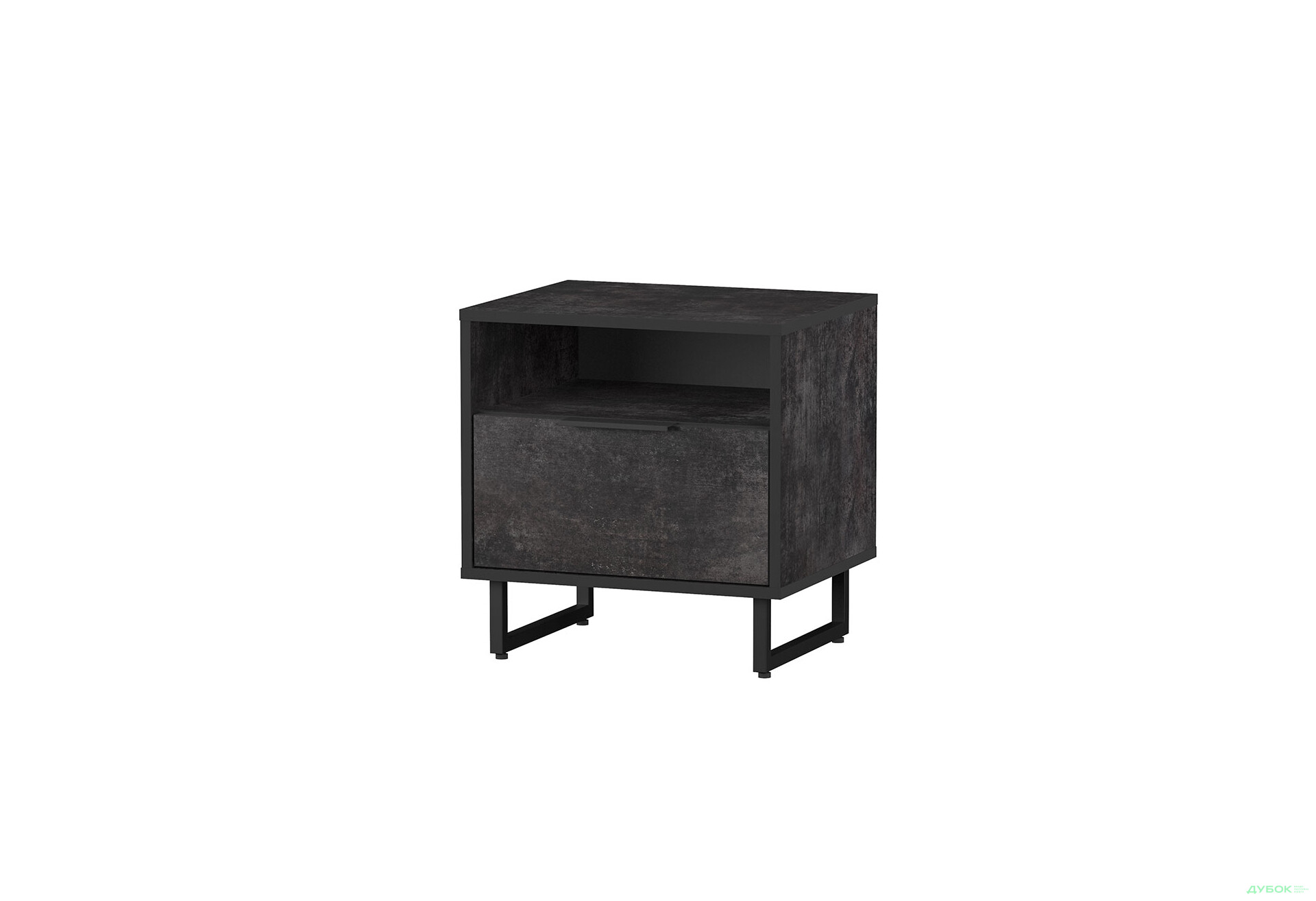 Приліжкова тумба Moreli F-0011 Forte / Форте, 49 см бетон темний - Зображення 1 Зображення 1 - Приліжкова тумба Moreli F-0011 Forte / Форте, 49 см бетон темний