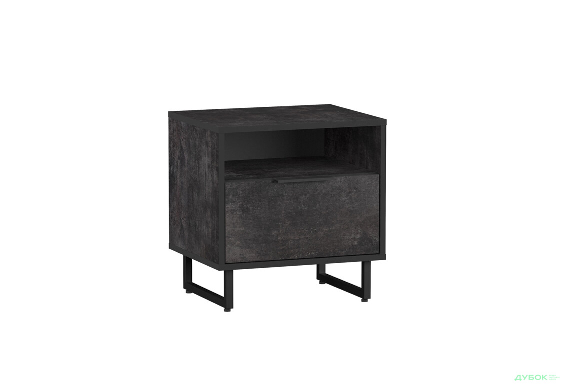 Приліжкова тумба Moreli F-0011 Forte / Форте, 49 см бетон темний - Зображення 2 Зображення 2 - Приліжкова тумба Moreli F-0011 Forte / Форте, 49 см бетон темний