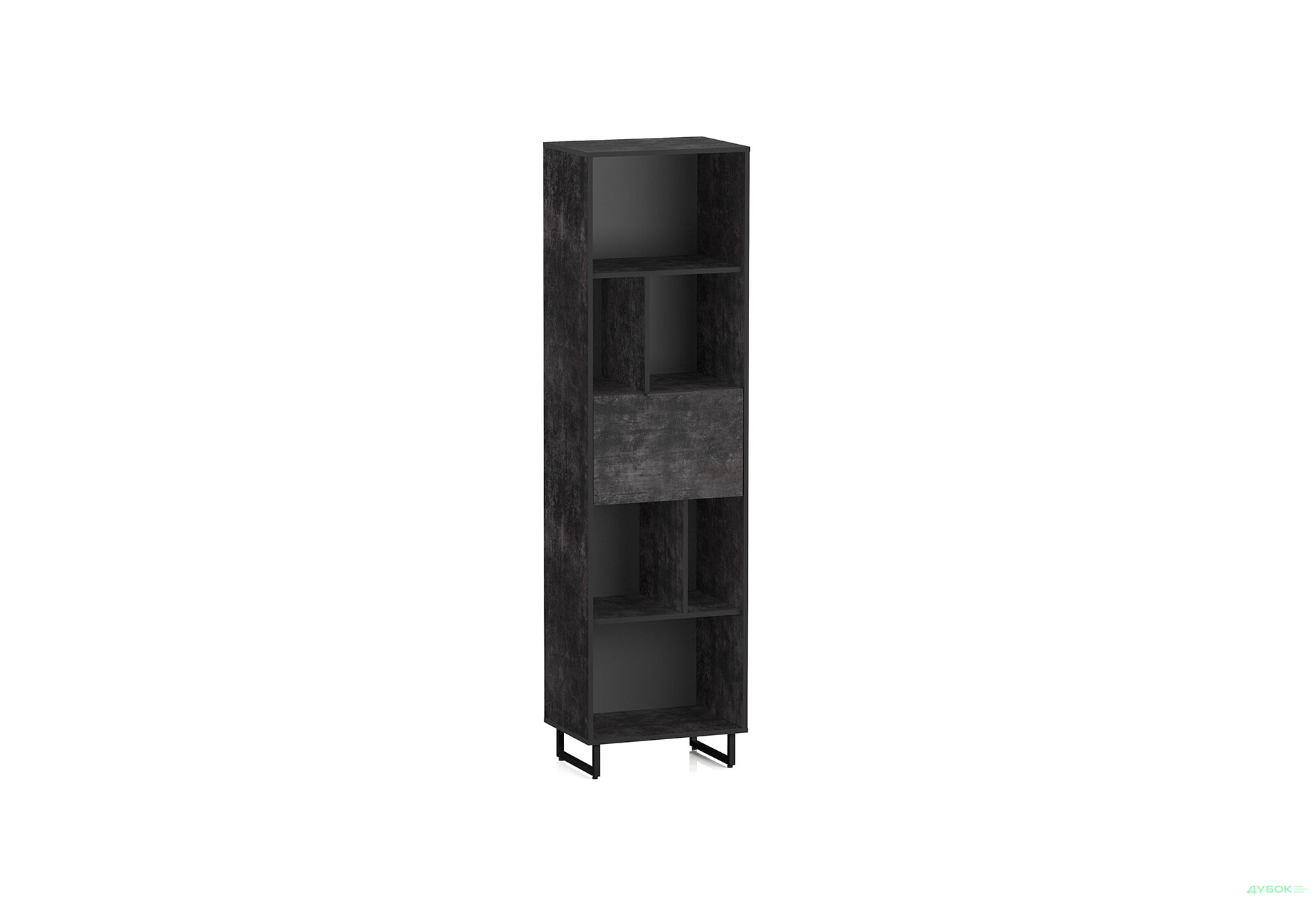 Изображение 1 - Стеллаж Moreli F-0016 Forte / Форте, 55 см бетон тёмный