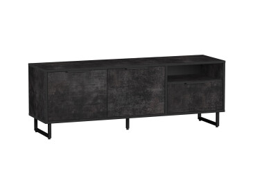 ТВ тумба Moreli F-0007 Forte / Форте, 140 см бетон тёмный