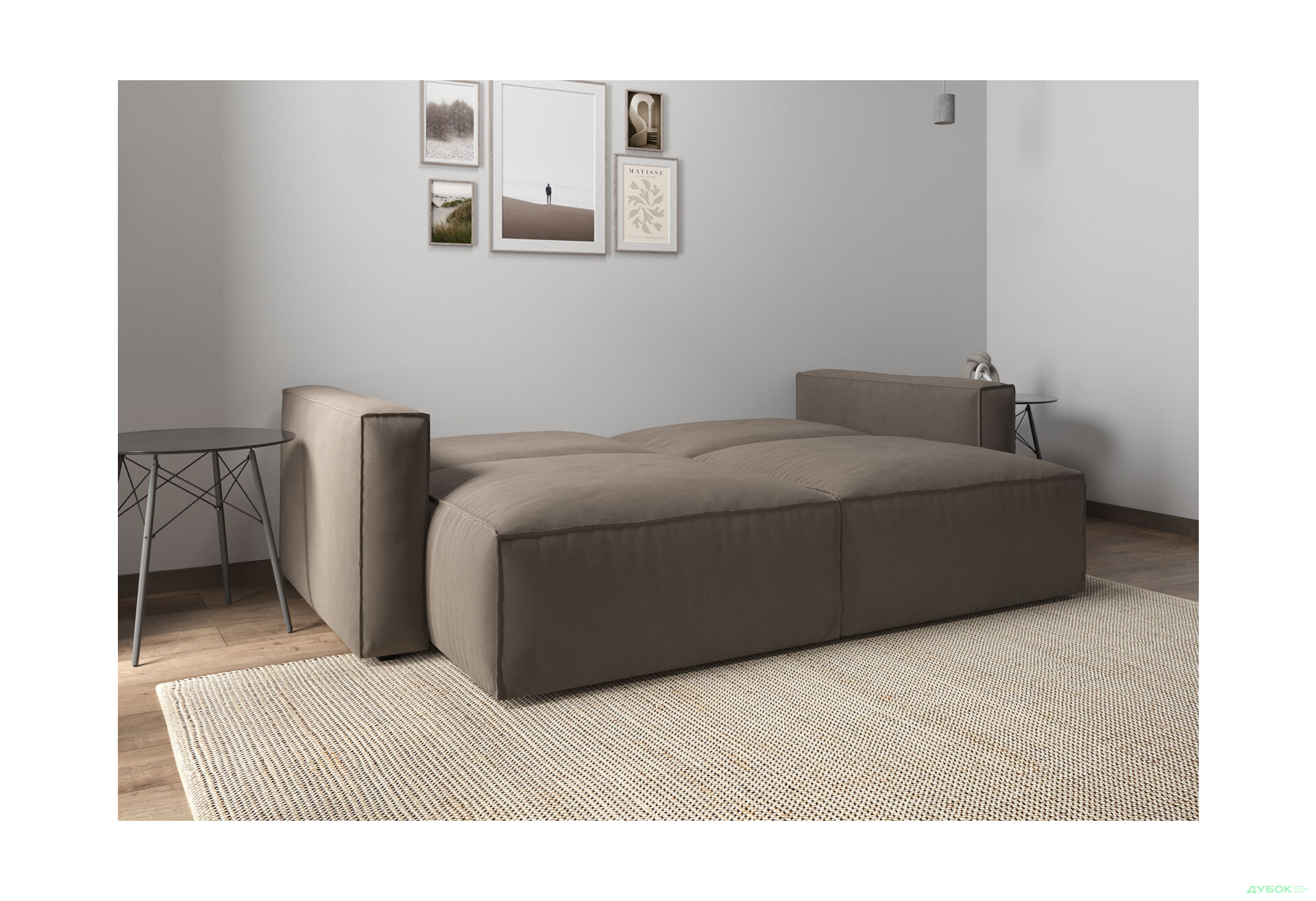 Диван Вика Микадо 242x115 см, темный беж (Simple 6) - Изображение 4 Изображение 4 - Диван Вика Микадо 242x115 см, темный беж (Simple 6)