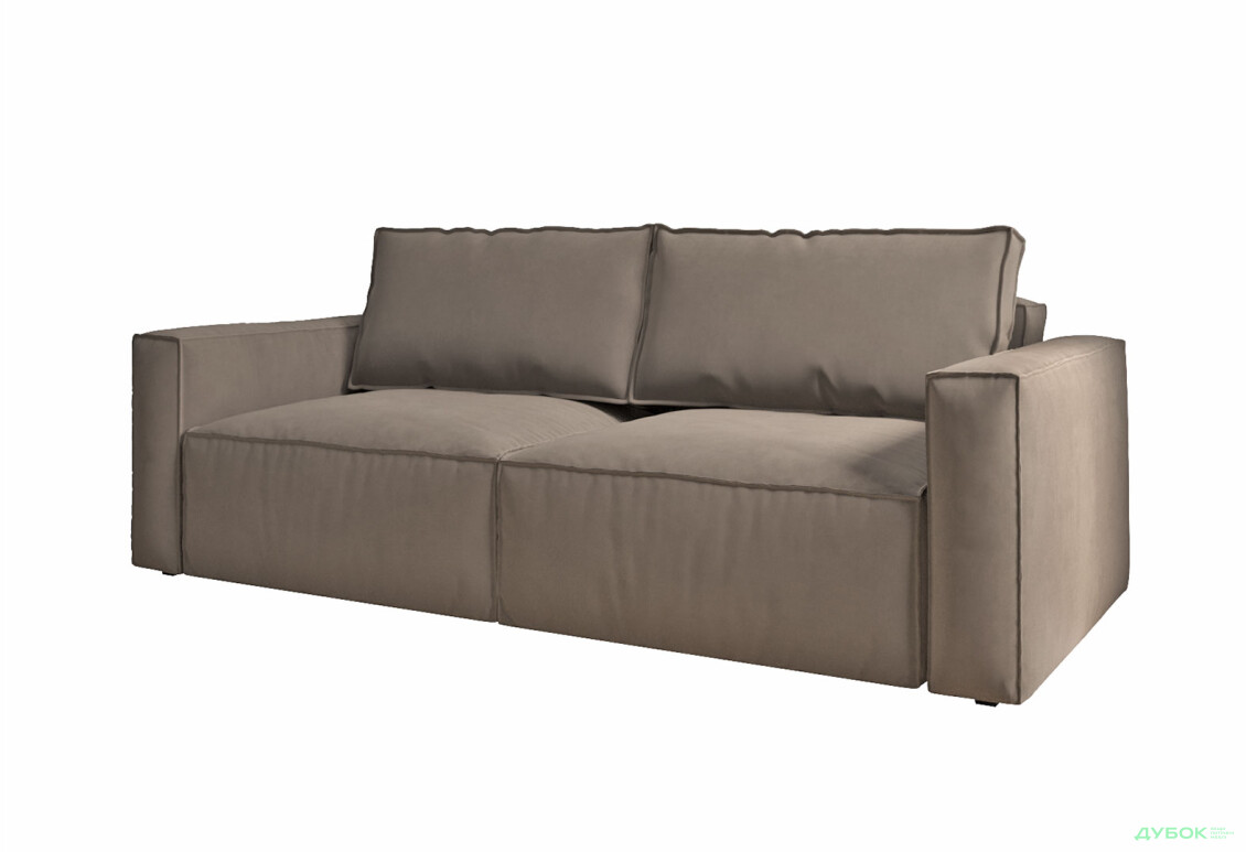 Диван Вика Микадо 242x115 см, темный беж (Simple 6)