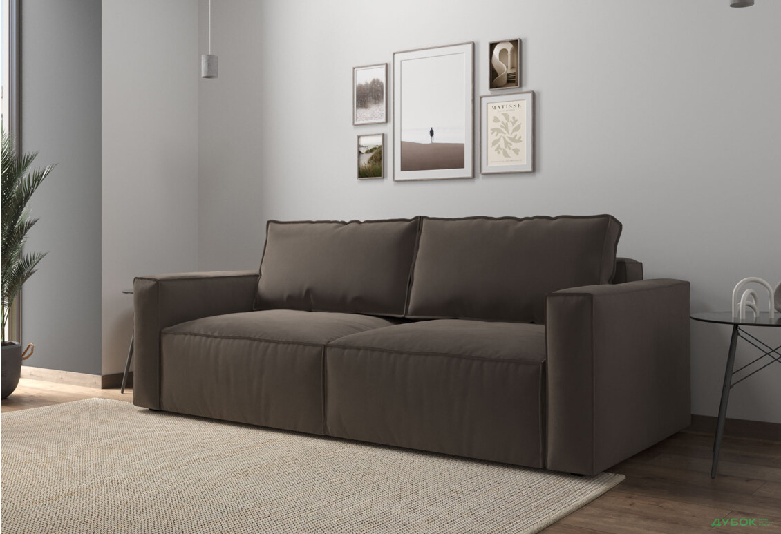 Диван Вика Микадо 242x115 см, темный беж (Simple 6) - Изображение 2 Изображение 2 - Диван Вика Микадо 242x115 см, темный беж (Simple 6)