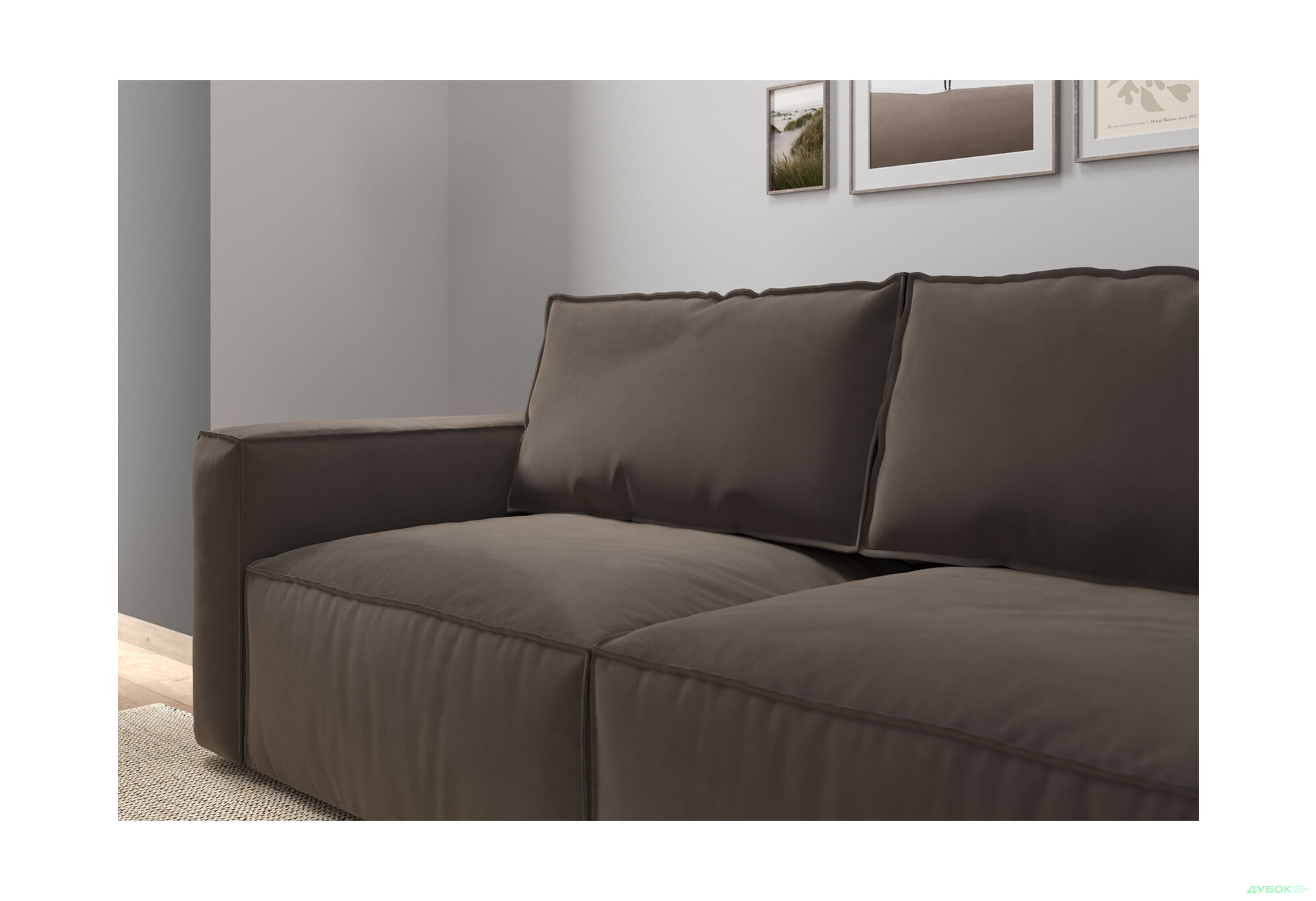 Изображение 5 - Диван Вика Микадо 242x115 см, темный беж (Simple 6)