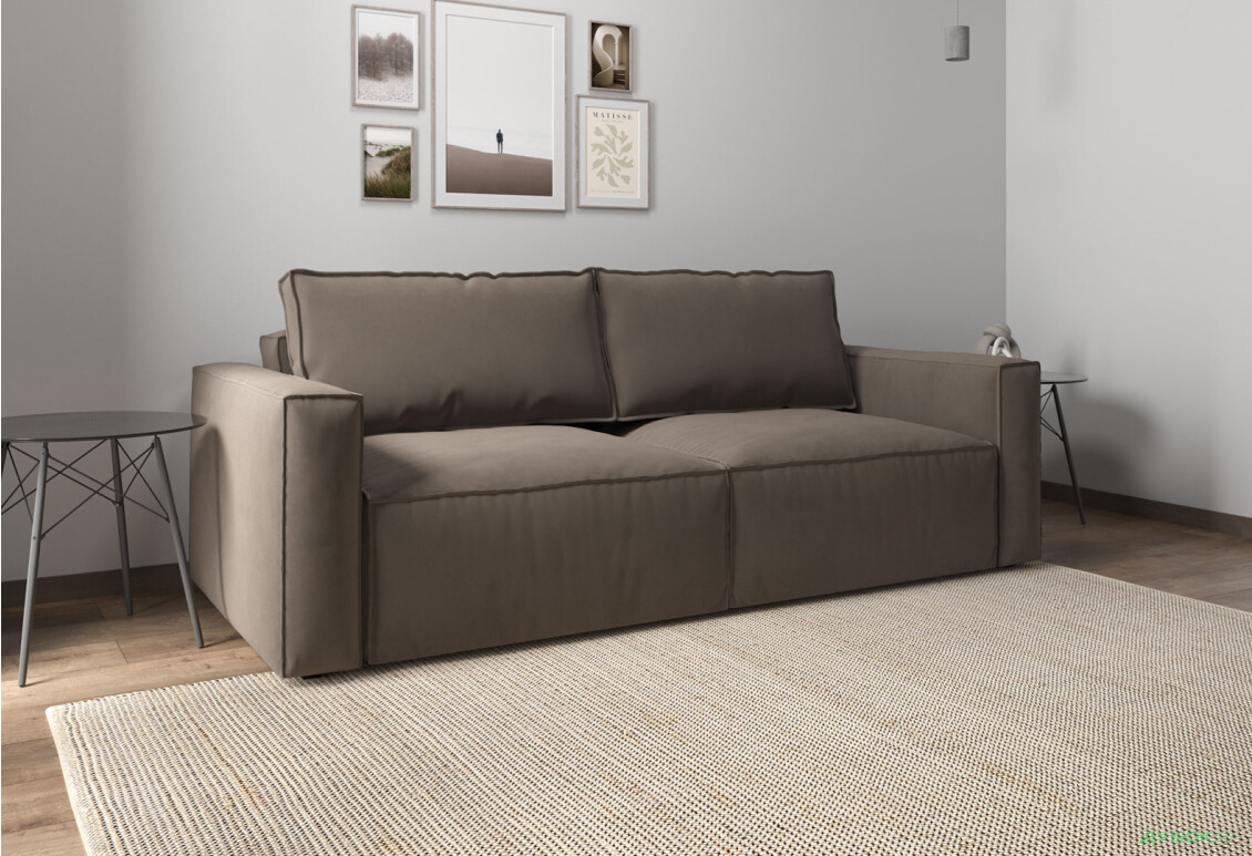 Диван Вика Микадо 242x115 см, темный беж (Simple 6) - Изображение 3 Изображение 3 - Диван Вика Микадо 242x115 см, темный беж (Simple 6)