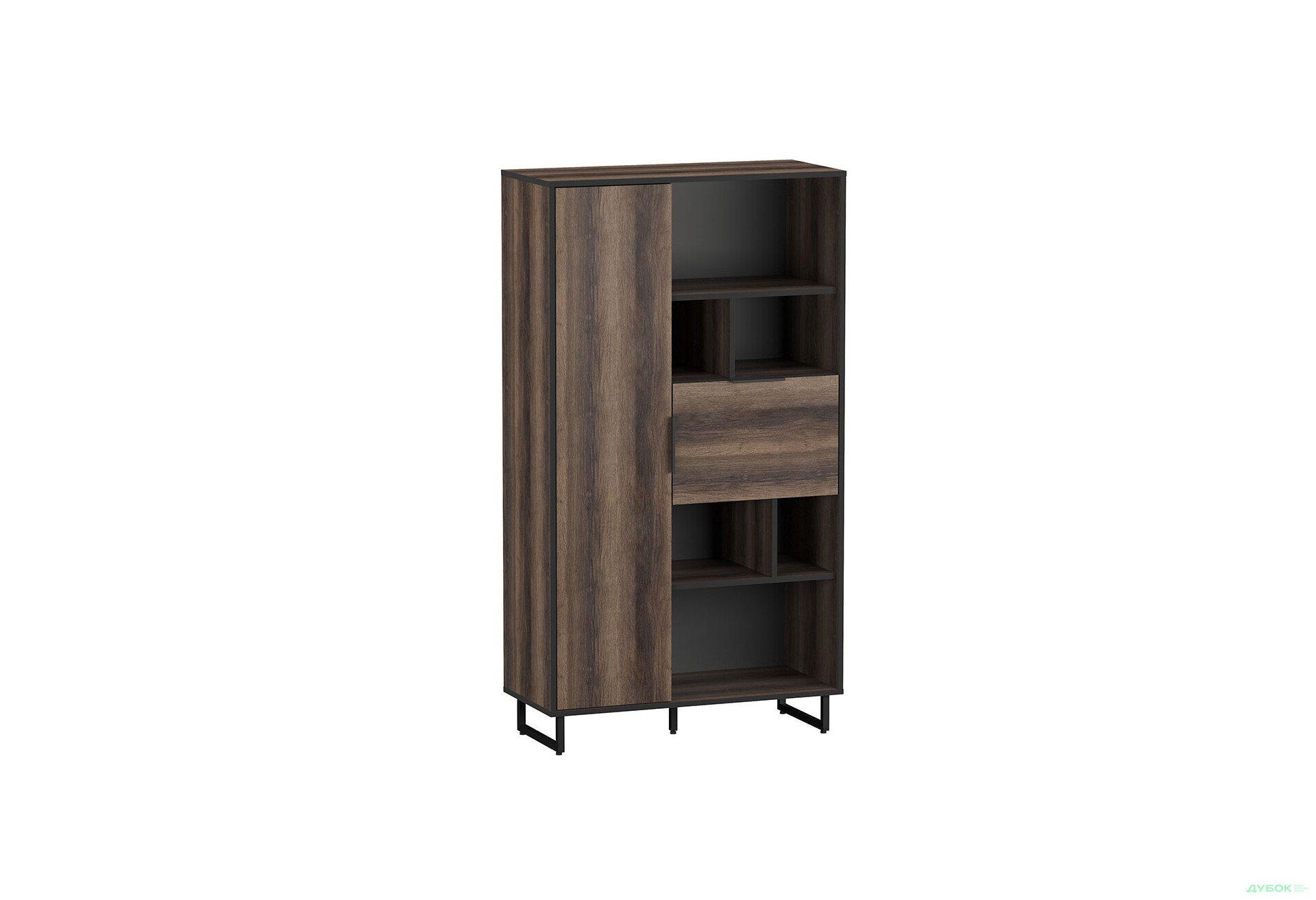 Изображение 1 - Стеллаж комби Moreli F-0006 Forte / Форте, 90 см дуб кверкус
