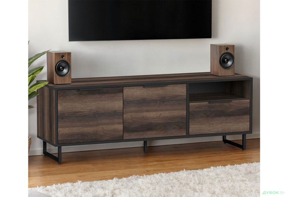 Изображение 2 - ТВ тумба Moreli F-0007 Forte / Форте, 140 см дуб кверкус