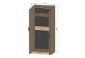 Зображення 4 - Шафа Moreli F-0012 Forte / Форте, 93 см дуб кверкус