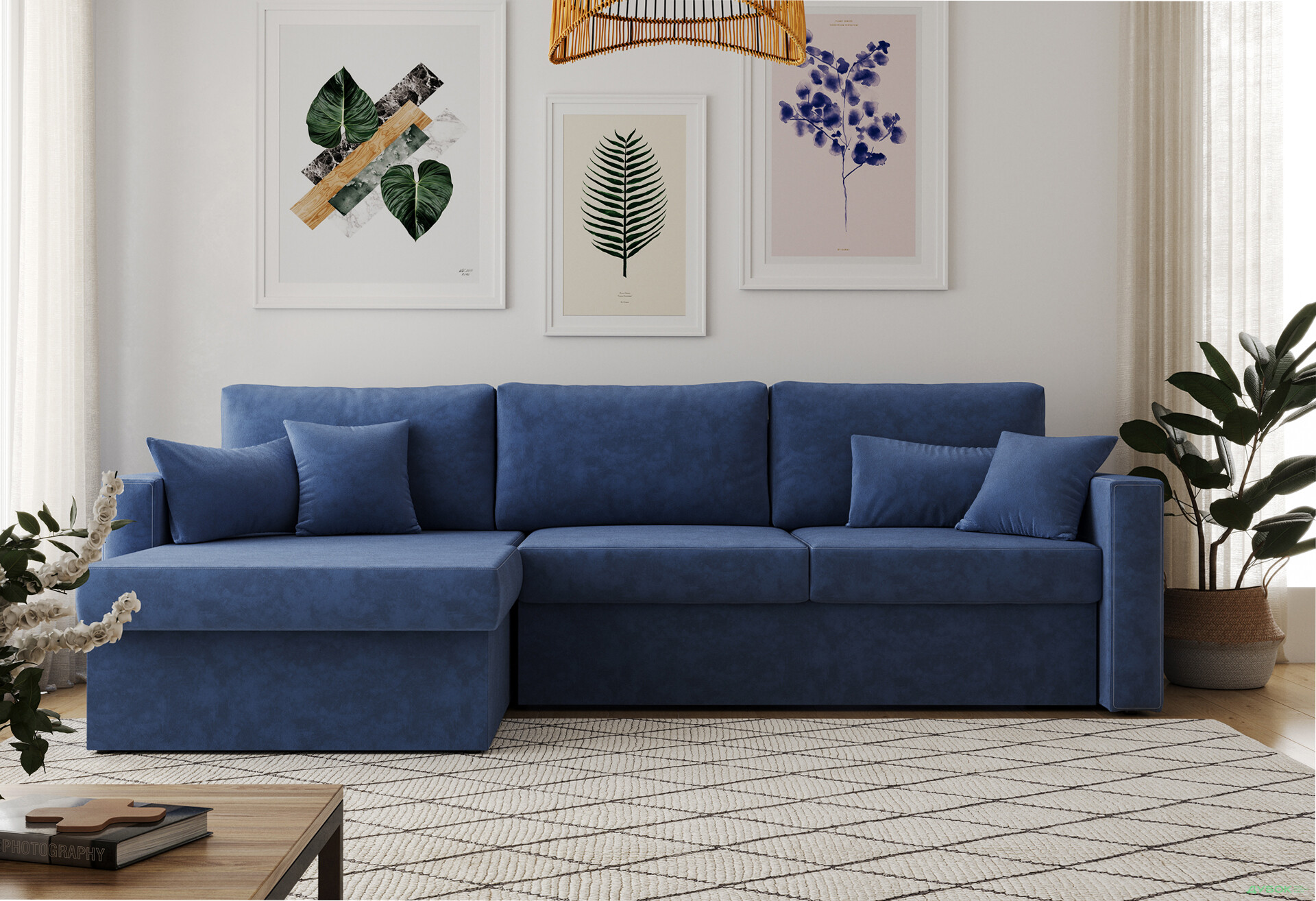 М'який куточок Vika Титан Люкс (задня спинка в основній тканині) 293x172 см - Зображення 1 Зображення 1 - М'який куточок Vika Титан Люкс (задня спинка в основній тканині) 293x172 см