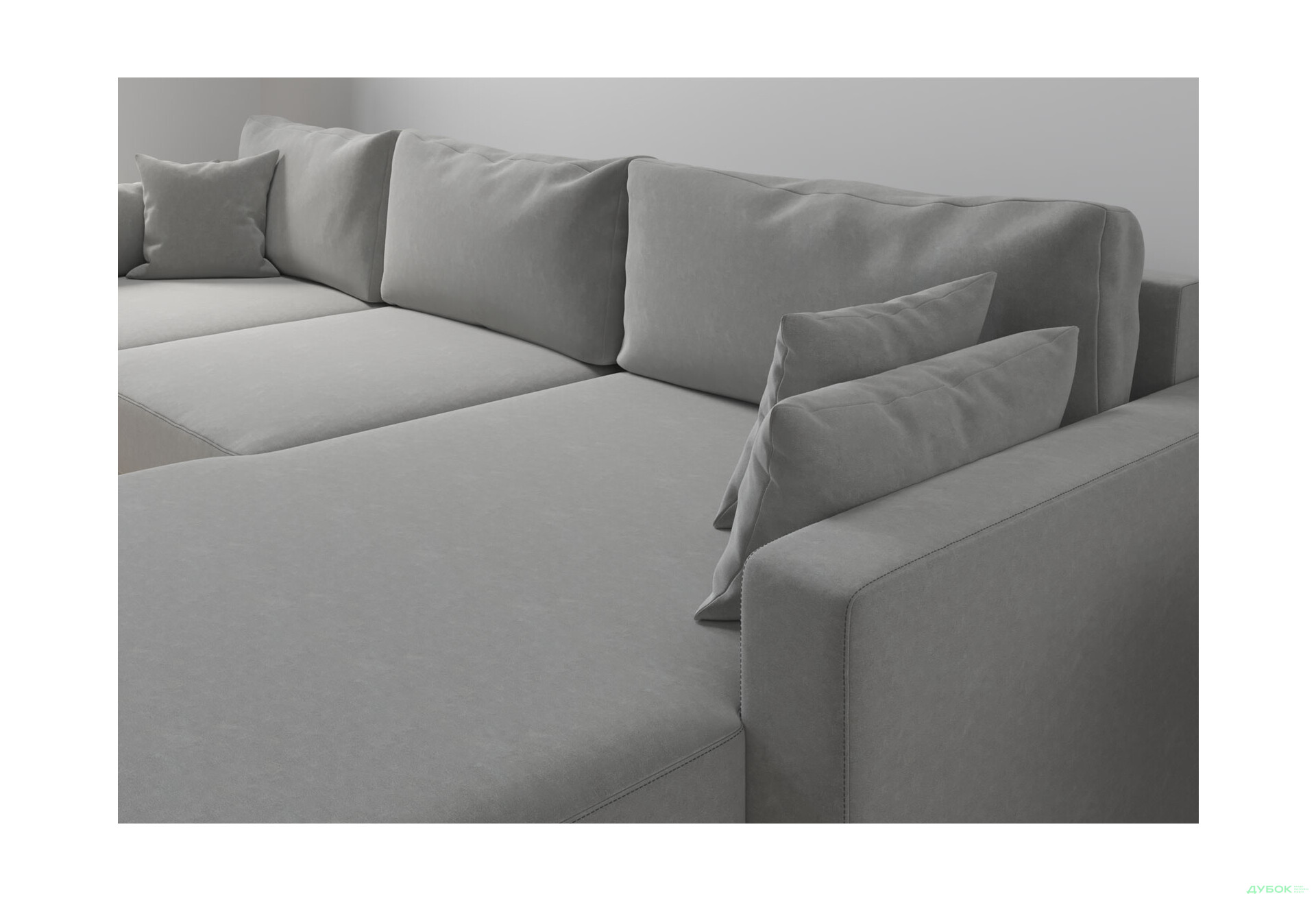 М'який куточок Vika Титан Люкс (задня спинка в основній тканині) 293x172 см - Зображення 7 Зображення 7 - М'який куточок Vika Титан Люкс (задня спинка в основній тканині) 293x172 см