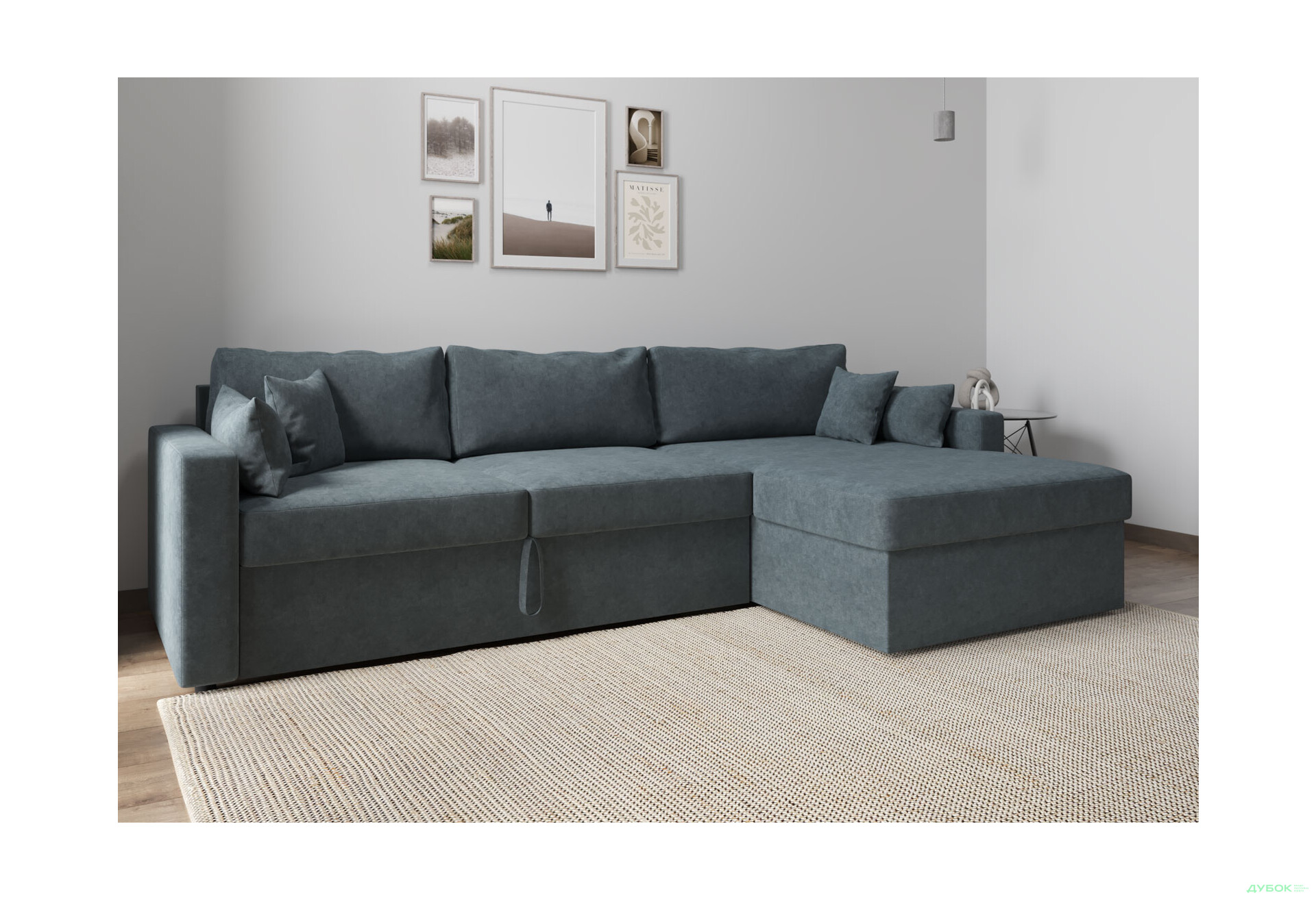 М'який куточок Vika Титан Люкс (задня спинка в основній тканині) 293x172 см - Зображення 12 Зображення 12 - М'який куточок Vika Титан Люкс (задня спинка в основній тканині) 293x172 см