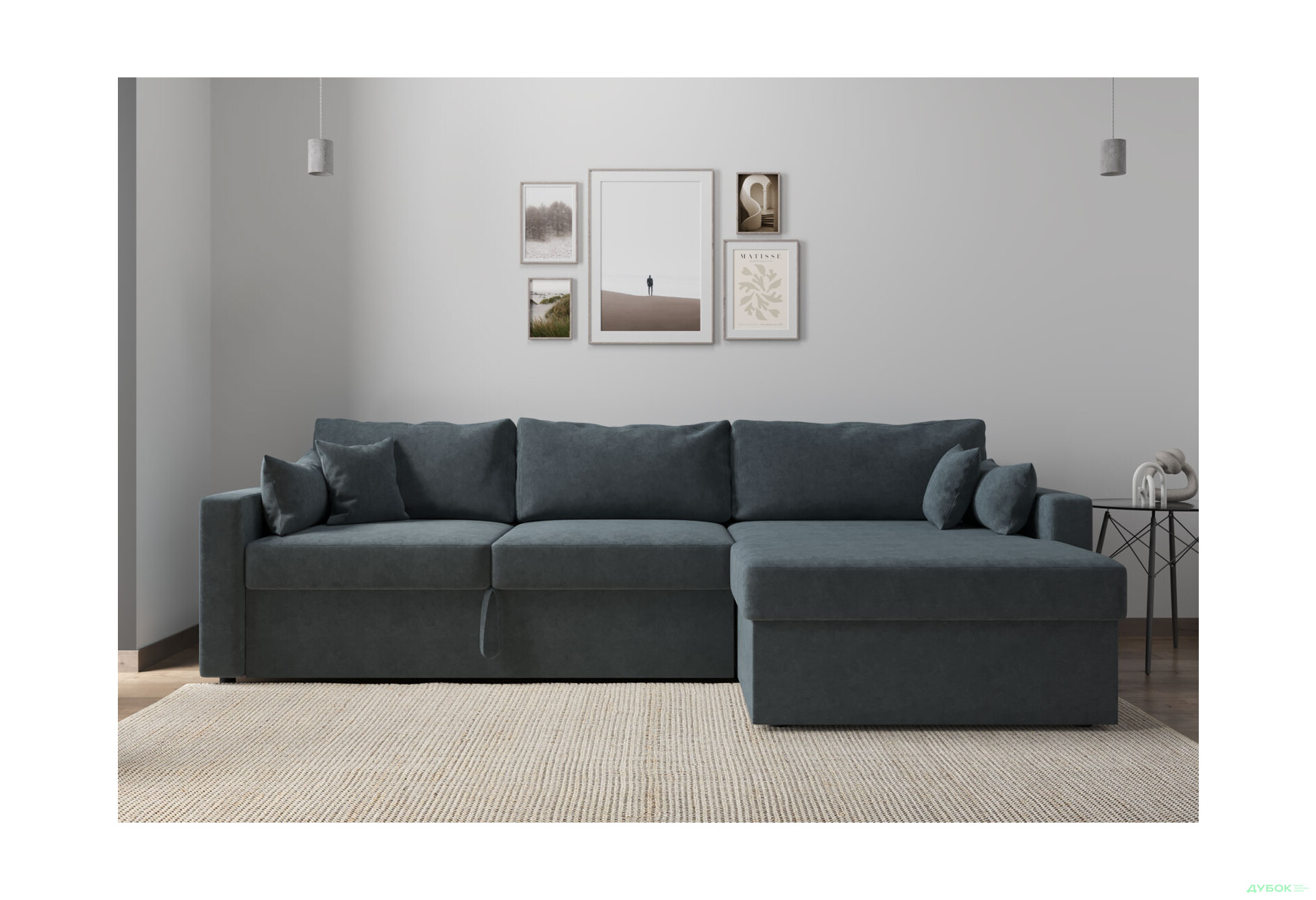 М'який куточок Vika Титан Люкс (задня спинка в основній тканині) 293x172 см - Зображення 13 Зображення 13 - М'який куточок Vika Титан Люкс (задня спинка в основній тканині) 293x172 см