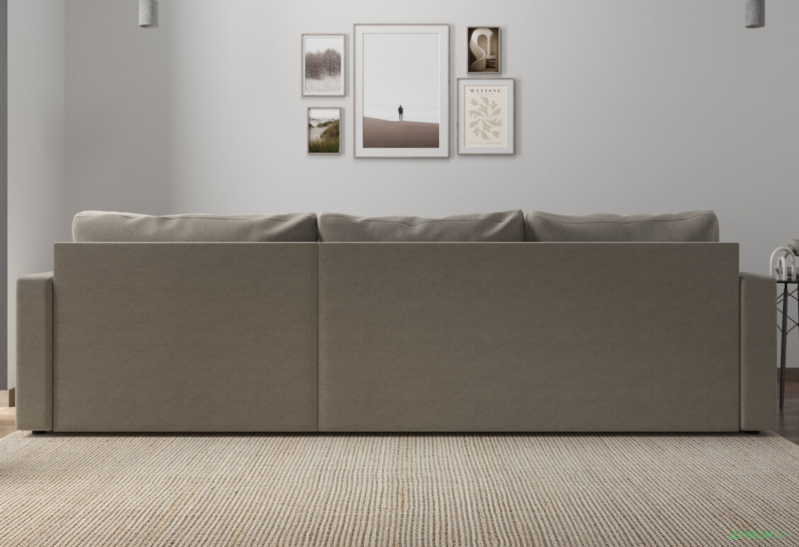 М'який куточок Vika Титан Люкс 293x172 см, світло-бежевий (Steam 4, задня спинка в основній тканині) - Зображення 7 Зображення 7 - М'який куточок Vika Титан Люкс 293x172 см, світло-бежевий (Steam 4, задня спинка в основній тканині)