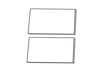 Фасад 60В 2дв Газ Ліфт 720мм Мері