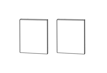 Фасад Пенал 60ПД Духовка 2140мм Мері