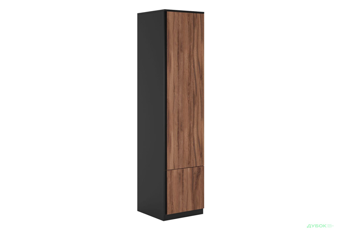 Изображение 3 - Пенал Svit Mebliv Фрида с 2 дверцами 50 см, чёрный / дуб ливорно