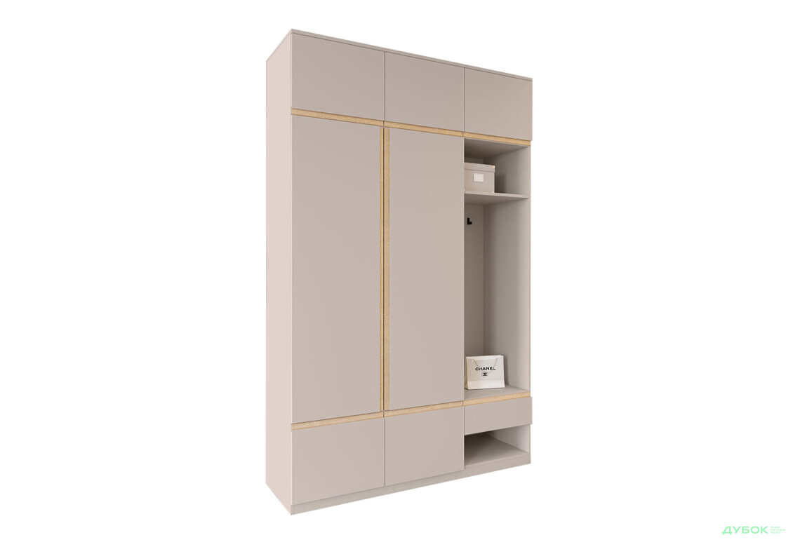 Передпокій Світ Меблів Фріда 150 см, тоффі / дуб сонома - Зображення 2 Зображення 2 - Передпокій Світ Меблів Фріда 150 см, тоффі / дуб сонома