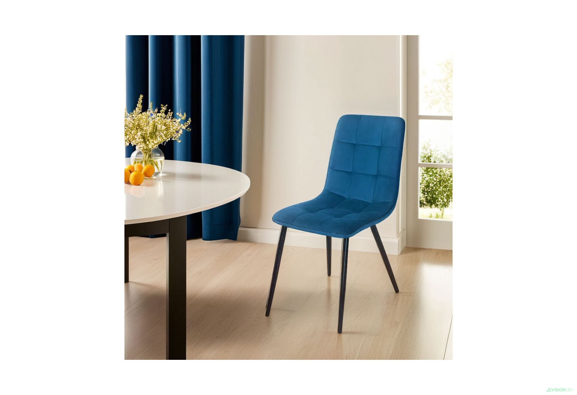 Зображення 2 - Стілець Kredens furniture Ted / Тед F1 New Blue