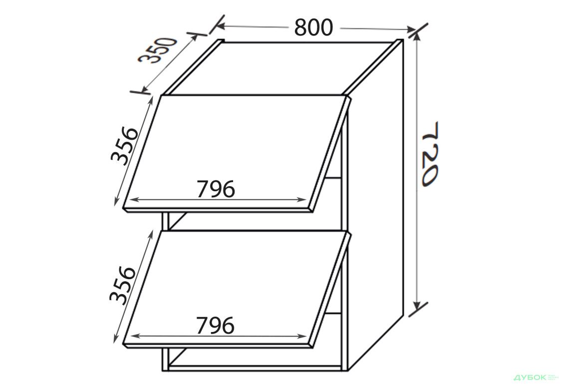 Зображення 2 - Верх 80В/720 2дв газ ліфт Мері / Mary MiroMark