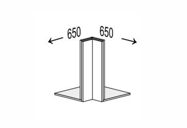 Верх Угол 90°/360 антресоль обманка Мэри / Mary МироМарк