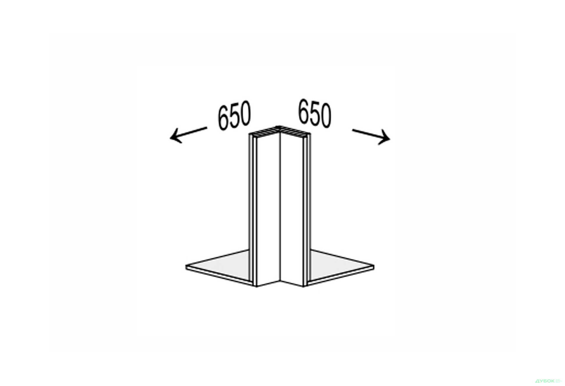 Зображення 1 - Верх Кут 90°/360 антресоль обманка Мері / Mary MiroMark