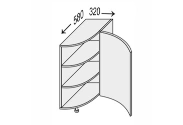 Низ 30НЗР/820 окончание радиусное Мэри / Mary МироМарк