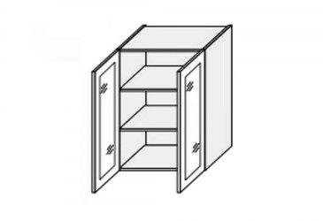 Верх 80В/720 2дв витрина Мэри / Mary МироМарк