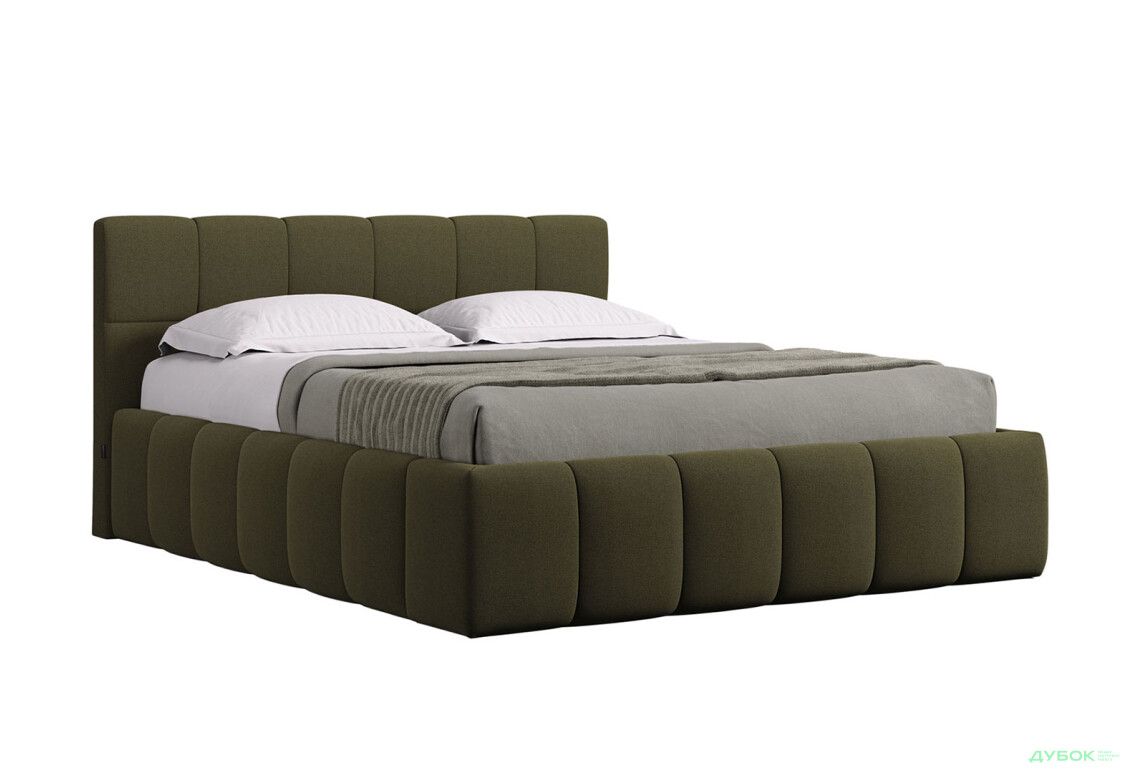 Изображение 4 - Кровать-подиум МироМарк Тони с матрасом София Нью 160x200 подъёмная с каркасом, оливка