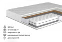 Изображение 11 - Кровать-подиум МироМарк Тони с матрасом София Нью 160x200 подъёмная с каркасом, оливка